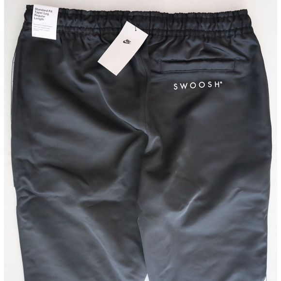 Nike DD6057 010 Men's Sz XL Black Sportswear Taper Leg Swoosh Jogger Pants $110 - Picture 6 of 10